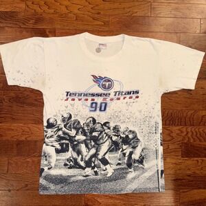 Vintage 2000s Tennessee Titans Jevon Kearse #90 NFL Football Player T-Shirt XL